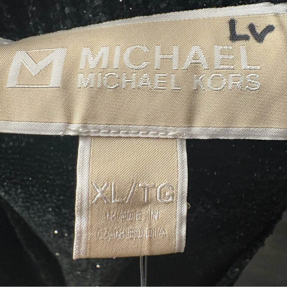 NWT Michael Kors Black Sparkly Sweater - Picture 7 of 8